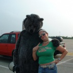 me and Mr Bear before the john mayermaroon 5 show