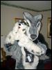 [MortonFox FF2006 Plush Husky with Brendan Wolf]