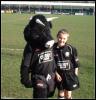 [Neath Mascot Brian the bull]